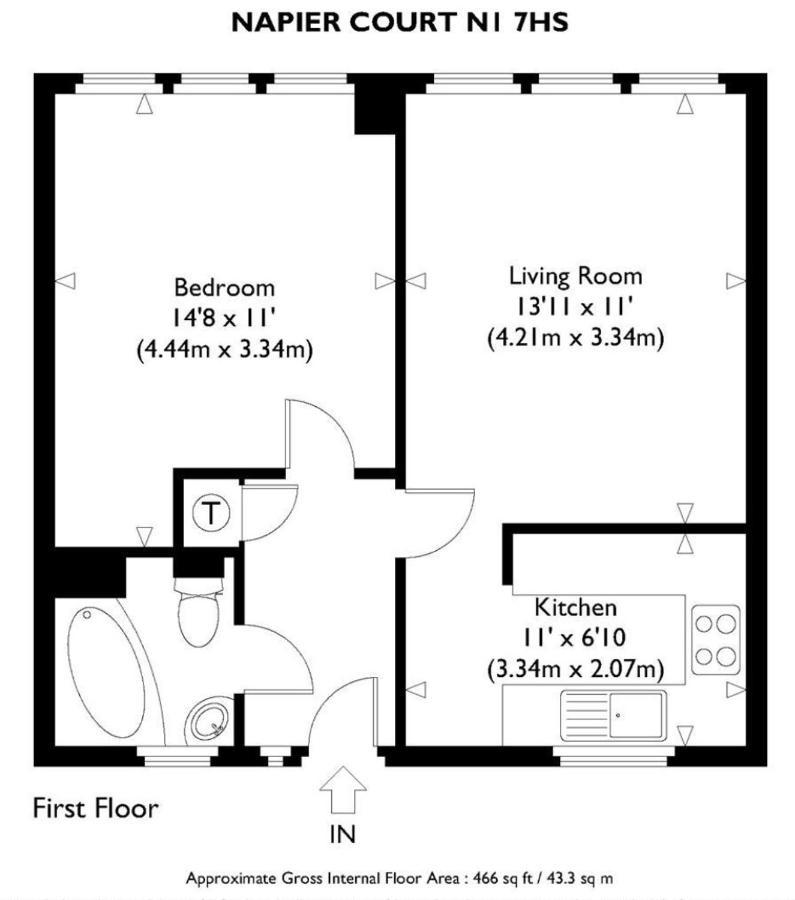 1 Bedroom Flat Close To City With Free Parking Arrangement Лондон Екстер'єр фото
